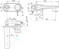 Ideal Standard Melange Umvadlov batria pod omietku, chrm