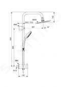 Ideal Standard Idealrain Sprchov set 200, 1 prd, chrm