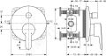 Ideal Standard Connect Blue Vaov batria pod omietku, 2 vstupy, chrm