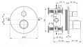 Ideal Standard CeraTherm Termostatick sprchov batria pod omietku, Silver Storm