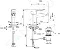 Ideal Standard Tonic II Bidetov batria s vpustom, chrm