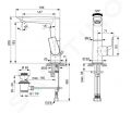 Ideal Standard Tesi Umvadlov batria s vpustom a otonm vtokom, chrm