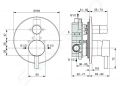 Ideal Standard CeraLine Vaov batria pod omietku s telesom, chrm