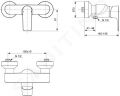 Ideal Standard Connect Air Sprchov batria, chrm