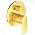 Ideal Standard Connect Air Vaov batria pod omietku, na 2 spotrebie, Brushed Gold