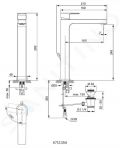 Ideal Standard Edge Batria na umvadlov misu, s vpustom, BlueStart, chrm