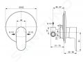 Ideal Standard Cerafine O Batria pod omietku, s telesom, chrm