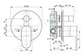 Ideal Standard Cerafine O Batria pod omietku, na 2 spotrebie, s telesom, chrm