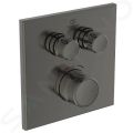 Ideal Standard CeraTherm Navigo Termostatick sprchov batria pod omietku na 2 spotrebie, Magnetic Grey