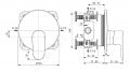 Ideal Standard Cerafine O Sprchov batria pod omietku, strieborn