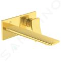 Ideal Standard Conca Tap Umvadlov batria pod omietku, vtok 220 mm, Brushed Gold