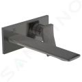 Ideal Standard Conca Tap Umvadlov batria pod omietku, vtok 220 mm, Magnetic Grey