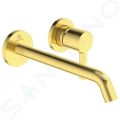 Ideal Standard Joy Umvadlov batria pod omietku, vtok 23 cm, 2-otvorov intalcia, Brushed Gold