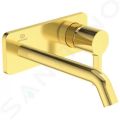 Ideal Standard Joy Umvadlov batria pod omietku, vtok 18 cm, Brushed Gold