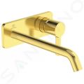 Ideal Standard Joy Umvadlov batria pod omietku, vtok 220 mm, Brushed Gold