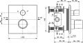 Ideal Standard CeraTherm Termostatick batria C100 na 2 spotrebie pod omietku, ierna