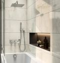 Ideal Standard Ceratherm C100 Termostatick� sprchov� bat�ria pod omietku, na 3 spotrebi�e, s telesom, chr�m