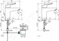 Ideal Standard CeraFlex Umvadlov batria s vpustom, chrm