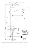 Ideal Standard CeraFlex Umvadlov batria s vpustom, chrm