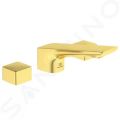 Ideal Standard Conca Tap Umvadlov batria, 3-otvorov intalcia, s vpustom, Brushed Gold