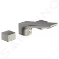 Ideal Standard Conca Tap Umvadlov batria, 3-otvorov intalcia, s vpustom, Silver Storm