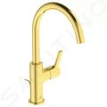 Ideal Standard Joy Umvadlov batria s vpustom, Brushed Gold