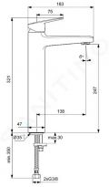 Ideal Standard CeraPlan Umvadlov batria, chrm