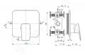 Ideal Standard CeraPlan Sprchov batria pod omietku, ierna