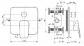 Ideal Standard CeraPlan Batria pod omietku, na 2 spotrebie, s telesom, chrm