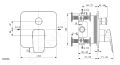 Ideal Standard CeraPlan Vaov batria pod omietku, chrm