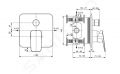 Ideal Standard CeraPlan Vaov batria pod omietku, ierna