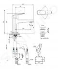 Ideal Standard Ceraplan iX Hybridn umvadlov batria, s vpusou ClickClack, batriov napjanie, chrm