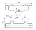 Ideal Standard ALU+ Termostatick sprchov batria, ros