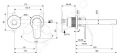 Ideal Standard Ceralife O Umvadlov batria pod omietku, 2-otvorov intalcia, chrm