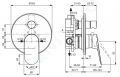 Ideal Standard Ceralife O Batria pod omietku, na 2 spotrebie, s telesom, chrm