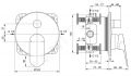 Ideal Standard Ceralife O Batria pod omietku, na 2 spotrebie, chrm