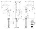 Ideal Standard Ceralife C Umvadlov batria s otonm vtokom a vpusou Click-Clack, chrm