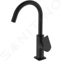 Ideal Standard Ceralife C Umvadlov batria s otonm vtokom a vpusou Click-Clack, hodvbna ierna