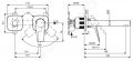 Ideal Standard Ceralife C Umvadlov batria pod omietku, 2-otvorov intalcia, chrm