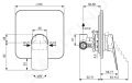 Ideal Standard Ceralife C Sprchov batria pod omietku, s telesom, chrm
