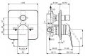 Ideal Standard Ceralife C Batria pod omietku, na 2 spotrebie, s telesom, chrm