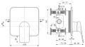 Ideal Standard Ceralife C Sprchov batria pod omietku, hodvbna ierna