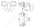 Ideal Standard Ceralife C Sprchov batria, chrm