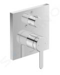 Duravit C.1 Vaov batria pod omietku, na 2 spotrebie, chrm
