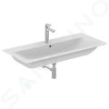 Ideal Standard Connect Air Nbytkov umvadlo, 104x46x16 cm, s prepadom, otvor na batriu, biela