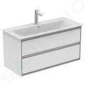 Ideal Standard Connect Air Nbytkov umvadlo, 104x46x16 cm, s prepadom, otvor na batriu, biela