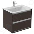 Ideal Standard Connect Air Umvadlo nbytkov, 64x46x17 cm, s prepadom, otvor na batriu, biela