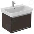 Ideal Standard Connect Air Umvadlo Cube, 65x46x16 cm, s prepadom, otvor na batriu, s Ideal Plus, biela