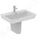 Ideal Standard Connect Air Umvadlo Cube, 65x46x16 cm, s prepadom, otvor na batriu, s Ideal Plus, biela