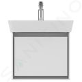 Ideal Standard Connect Air Umvadlo Cube, 55x46x16 cm, s prepadom, otvor na batriu, biela
